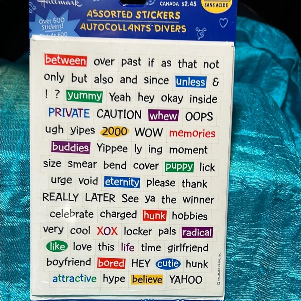 Hallmark Assorted Stickers Pack